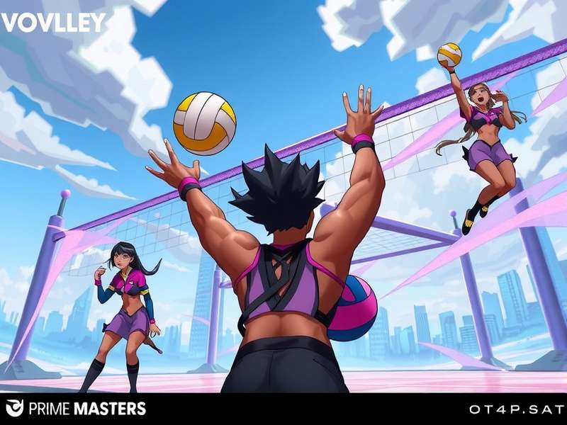 Volley Prime Masters Future ESports League Concept art of Volley Prime Masters Prime Volley League with city teams